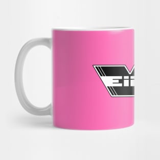 WEIRDO - Logo - Black with white lettering - Pink Mug